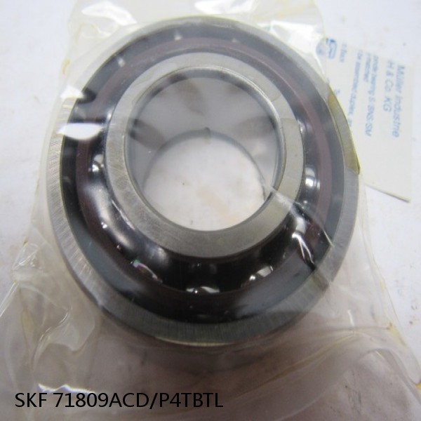 71809ACD/P4TBTL SKF Super Precision,Super Precision Bearings,Super Precision Angular Contact,71800 Series,25 Degree Contact Angle