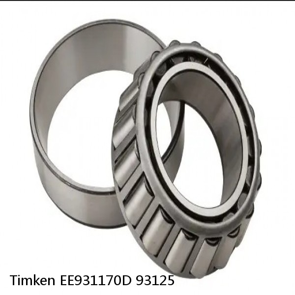 EE931170D 93125 Timken Tapered Roller Bearing