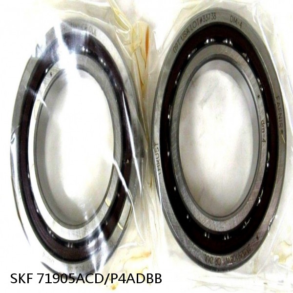 71905ACD/P4ADBB SKF Super Precision,Super Precision Bearings,Super Precision Angular Contact,71900 Series,25 Degree Contact Angle