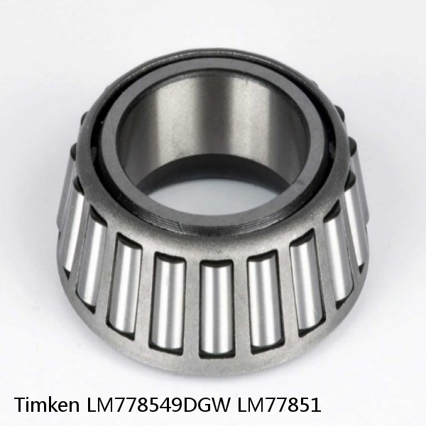 LM778549DGW LM77851 Timken Tapered Roller Bearing